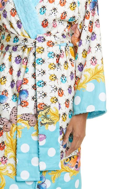 versace butterfly bath robe